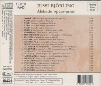 CD Jussi Björling: Älskade Opera-arior