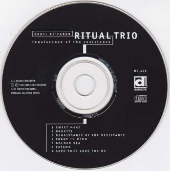 CD Kahil El'Zabar's Ritual Trio: Renaissance Of The Resistance