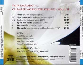 CD Kaija Saariaho: Chamber Works For Strings, Vol. 1