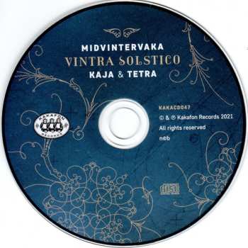 CD Kaja: Midvintervaka - Vintra Solstico