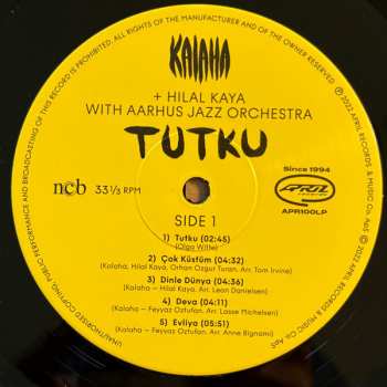 LP Aarhus Jazz Orchestra: Tutku