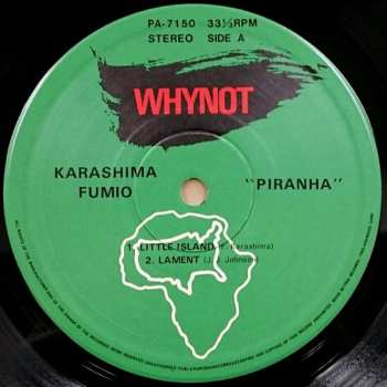 CD Fumio Karashima: Piranha