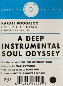 LP Karate Boogaloo: Hold Your Horses LTD