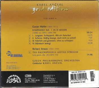 CD The Czech Philharmonic Orchestra: Symphony No. 1 / Till Eulenspiegels Lustige Streiche
