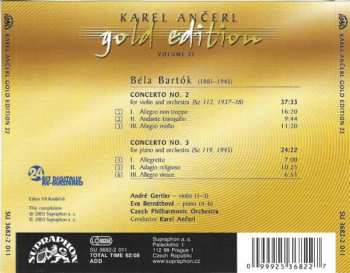 CD The Czech Philharmonic Orchestra: Violin Concerto No. 2 / Piano Concerto No. 3 