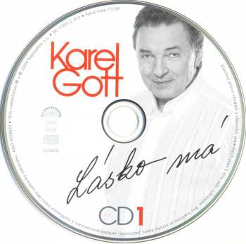 2CD Karel Gott: Lásko Má (Nejkrásnější Písně O Lásce)