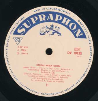 Album Karel Gott: Recitál Karla Gotta
