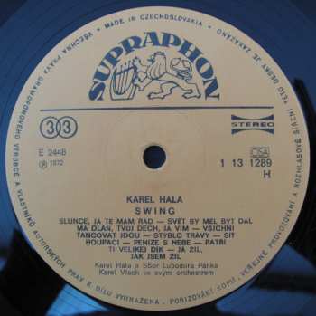 LP Karel Hála: Swing