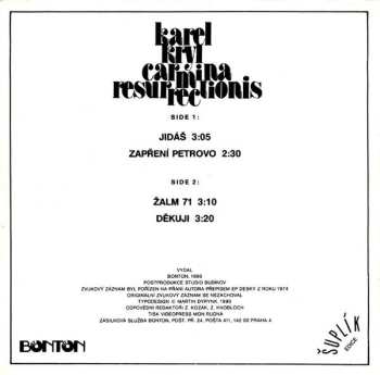 SP Karel Kryl: Carmina Resurrectionis