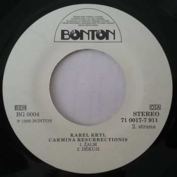 SP Karel Kryl: Carmina Resurrectionis