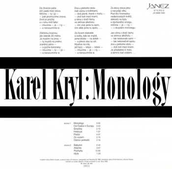 LP Karel Kryl: Monology