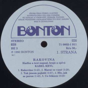 LP Karel Kryl: Rakovina