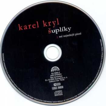 CD Karel Kryl: Šuplíky - Mé Nejmilejší Písně
