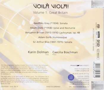 SACD Karin Dolman: Voilà Viola!, Volume 1: Great Britain