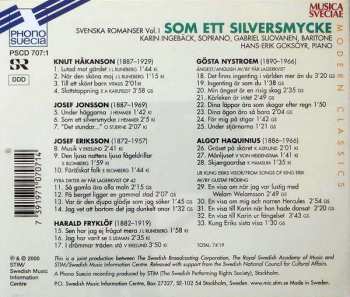 CD Gabriel Suovanen: Svenska Romanser Vol. I - Som Ett Silversmycke