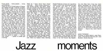 CD Karin Krog: Jazz Moments With Karin Krog