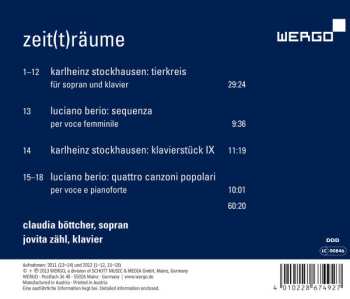 CD Luciano Berio: Zeit(t)räume