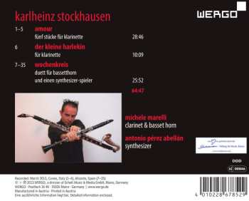 CD Karlheinz Stockhausen: Amour - Der Kleine Harlekin - Wochenkreis