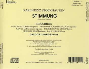 CD Karlheinz Stockhausen: Stimmung