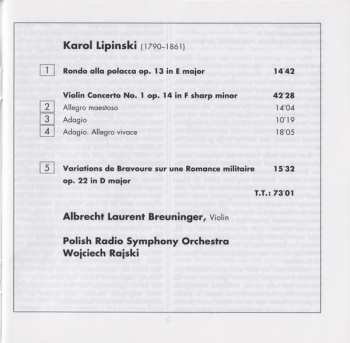 CD Wojciech Rajski: Violin Concerto No 1 ∙ Rondo Alla Polacca ∙ Variations