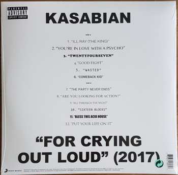 LP/CD Kasabian: For Crying Out Loud