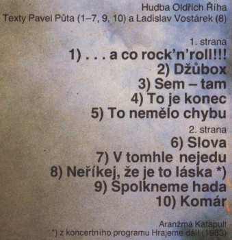 LP Katapult: ...A Co Rock'n'Roll!!!