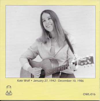 CD Kate Wolf: Carry It On