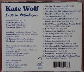 CD Kate Wolf: Live In Mendocino
