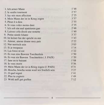 CD Stephan MacLeod: Fröliche Neue Teutsche Und Frantzösiche Lieder
