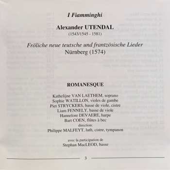 CD Stephan MacLeod: Fröliche Neue Teutsche Und Frantzösiche Lieder