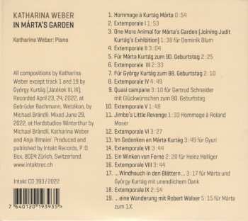 CD Katharina Weber: In Márta's Garden