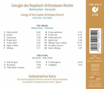 2CD Kathedralchor Kairo: Liturgie Der Koptisch-Orthodoxen Kirche - Weihnachten / Karwoche (Liturgy Of The Coptic Orthodox Church - Christmas / Holy Week)
