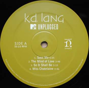 2LP k.d. lang: Ingénue