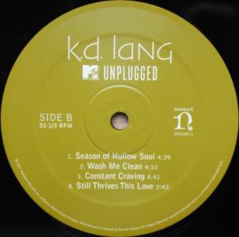 2LP k.d. lang: Ingénue