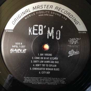 LP Keb' Mo': Keb' Mo' LTD | NUM