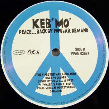 LP Keb' Mo': Peace... Back By Popular Demand LTD