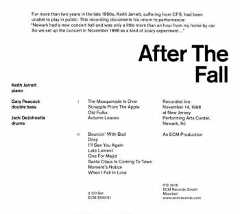 2CD Jack DeJohnette: After The Fall
