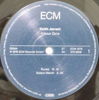 LP Keith Jarrett: Arbour Zena