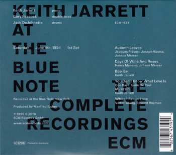 CD Keith Jarrett: Keith Jarrett At The Blue Note - Saturday, June 4th 1994 1st Set