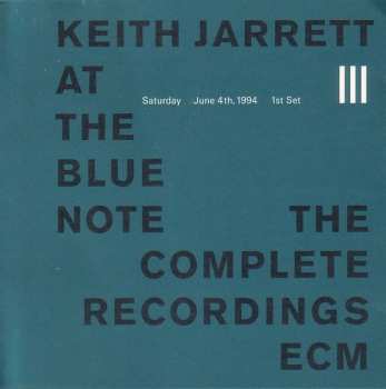 6CD/Box Set Keith Jarrett: Keith Jarrett At The Blue Note - The Complete Recordings