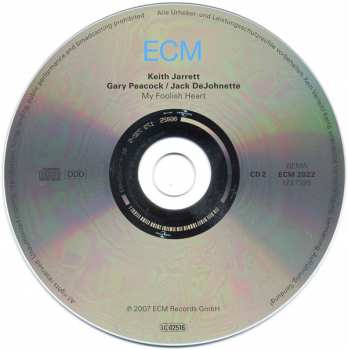 2CD Jack DeJohnette: My Foolish Heart (Live At Montreux)