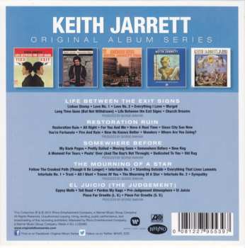 5CD/Box Set Keith Jarrett: Original Album Series