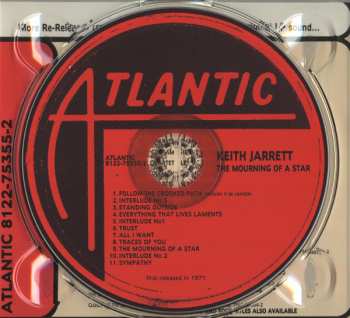 CD Keith Jarrett: The Mourning Of A Star