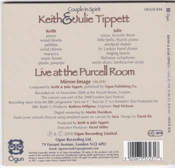 CD Keith & Julie Tippett: Live At The Purcell Room (Couple In Spirit)