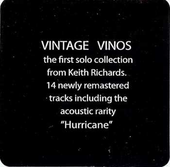CD Keith Richards: Vintage Vinos
