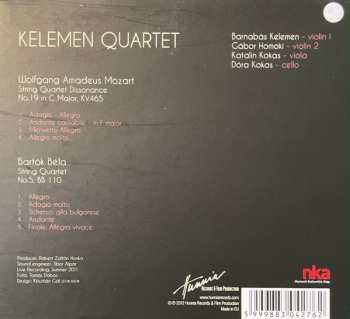 CD Wolfgang Amadeus Mozart: Dissonance / Quartet N°5