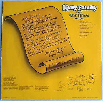LP The Kelly Family: Kelly Family Loves Christmas And You