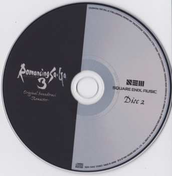 3CD Kenji Ito: Romancing Saga 3 Original Soundtrack -Remaster- = ロマンシング サ・ガ3 オリジナル・サウンドトラック ―リマスター―