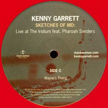 2LP Kenny Garrett: Sketches Of MD (Live At The Iridium Featuring Pharoah Sanders)