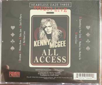 CD Kenny Mcgee: Heartless Daze Three Studio Live